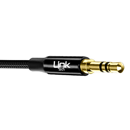LinkTech A586 Type-C - 3.5mm AUX Kablo 1mt Siyah