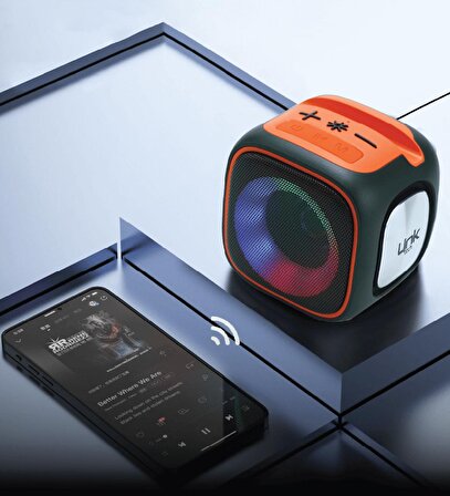 LİNK Q216 Mobil Standlı Taşınabilir Bluetooth Hoparlör