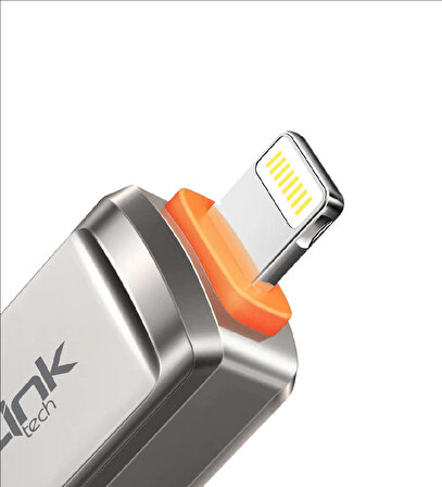 LinkTech O198 USB - iPh Lightning OTG Dönüştürücü Çevirici Metal Adaptör