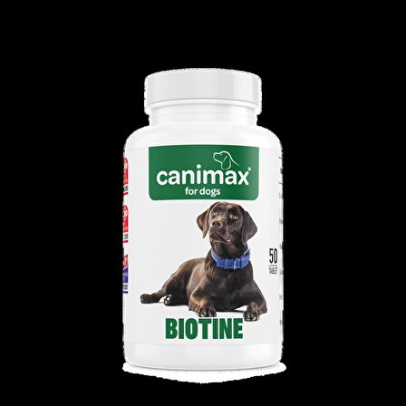 DRNATURES Canimax Köpeklerde Tüy dökümü için Biotin 50 tablet