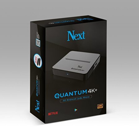 Next Quantum 4k+ UHD Android Tv Box Uydu Alıcı (Çanaklı-Çanaksız Kullanım)