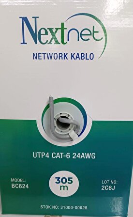 Nextnet BC624 24 AWG Cat6 Ethernet Kablosu - Metre