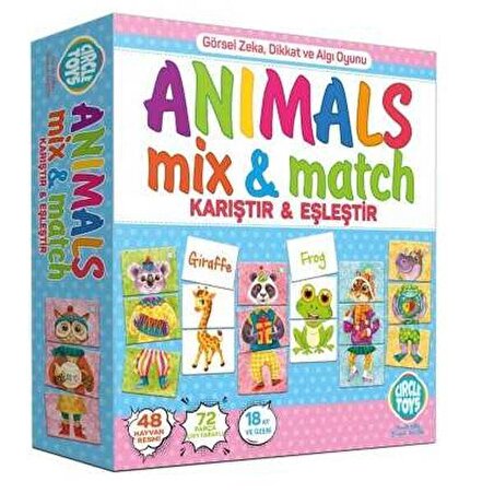 Circle Toys Animals Mix Match