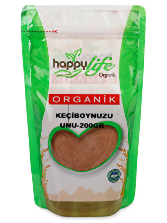 Happy Life Organik Keçinboynuzu Unu 200 Gr
