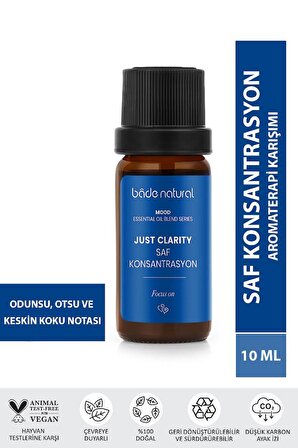 Saf Konsantrasyon Aromaterapi Karışımı 10 ml
