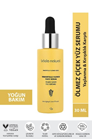 Ölmez Çiçek Yaşlanma&Kırışıklık Karşıtı Cilt Serumu 30 ml