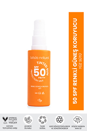 50 SPF Renkli Güneş Koruyucu Süt 30 ml