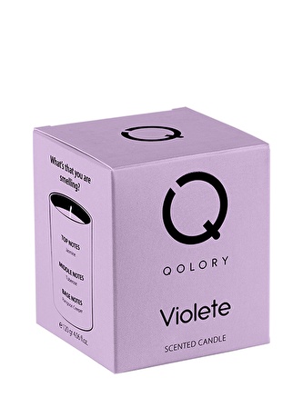 Violete Dekoratif Kokulu Mum 120 gr - Scented Candle