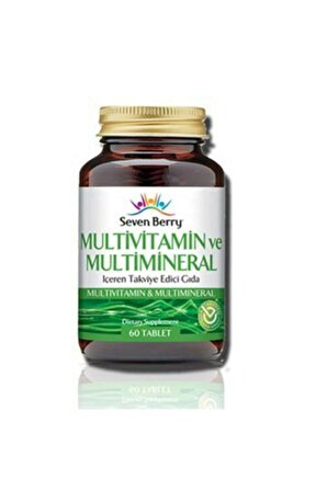 Seven Berry Multivitamin ve Multimineral 60 Tablet