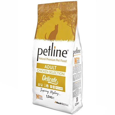 Petline Adult Chicken Selection Delicate Tavuklu Yetişkin Kedi Maması 1,5 kg