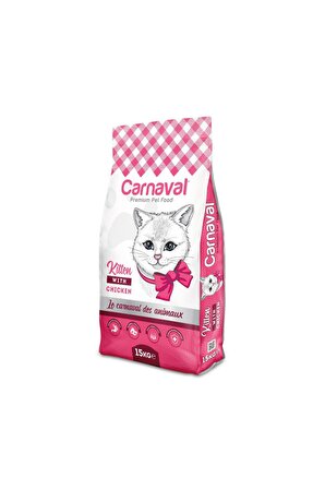 Carnaval Premium Tavuklu Yavru Kedi Maması 15 Kg