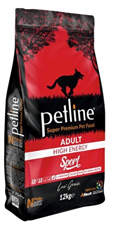 Petline Super Premium Yetişkin Köpek Yüksek Enerji Kuzu Etli 12 kg (Sport)