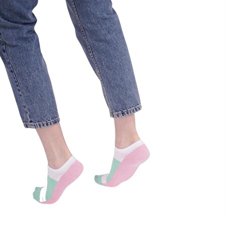 The Socks Company 3 Çift Desenli Kadın Babet Çorap