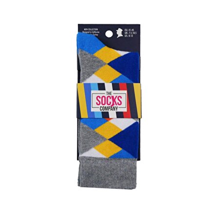 The Socks Company Erkek Desenli Soket Çorap