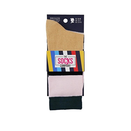 The Socks Company Desenli Kadın Soket Çorap