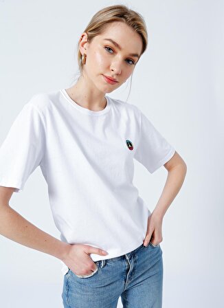 The Socks Company T-Shirt, XS, Beyaz