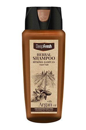 Deep Fresh Yıpranmış Saçlar İçin Onarıcı Argan Yağlı Şampuan 500 ml