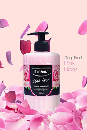 Deep Fresh Romance Sıvı Sabun Pembe Gül 500 ml