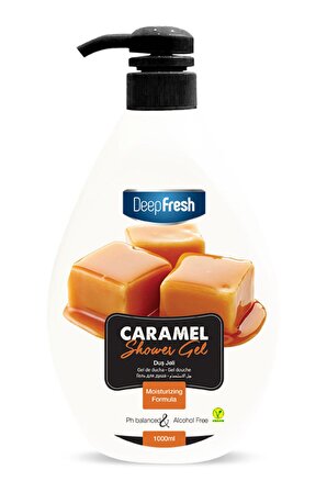 Deep Fresh Karamel Karamel Aromalı Tüm Ciltler İçin Kalıcı Kokulu Duş Jeli 1000 ml