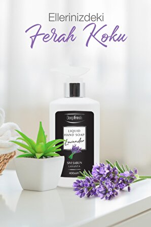 Deep Fresh Parfümlü Sıvı Sabun Lavanta 400 ml