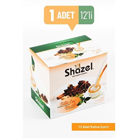 SHAZEL Chai Tea Latte Baharatlı 19G x 12 Adet