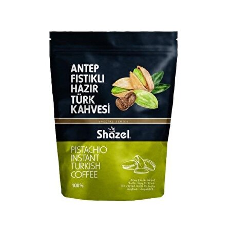 Shazel 2+2 Antep Fıstıklı ve Naneli Türk Kahvesi 200g 4 Adet