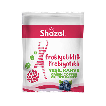 SHAZEL Probiyotik&Prebiyotik Yeşil Kahve 4G x 14 Adet