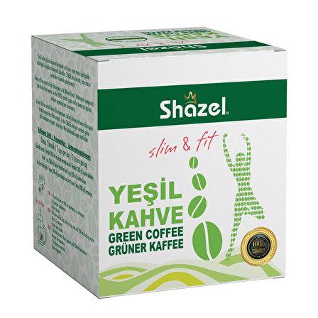 SHAZEL Kollajen&Hyaluronic Asid Komplex Yeşil Kahve 10G x 12 Adet