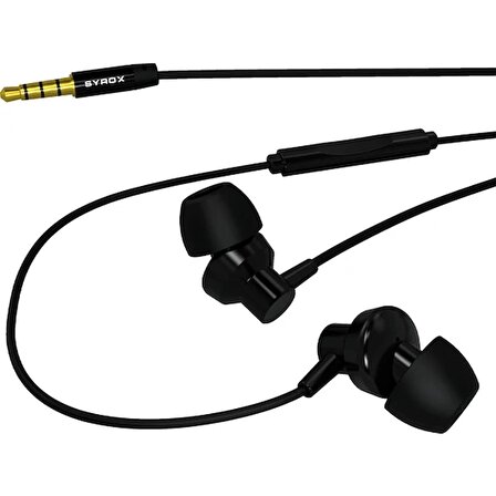 Syrox K15 Extra Bass Mikrofonlu Kulak İçi Kulaklık