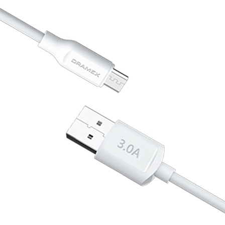 Dramex D30m Micro USB Hızlı Şarj Aleti Beyaz