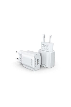 Dramex D11 USB Hızlı Şarj Aleti Beyaz