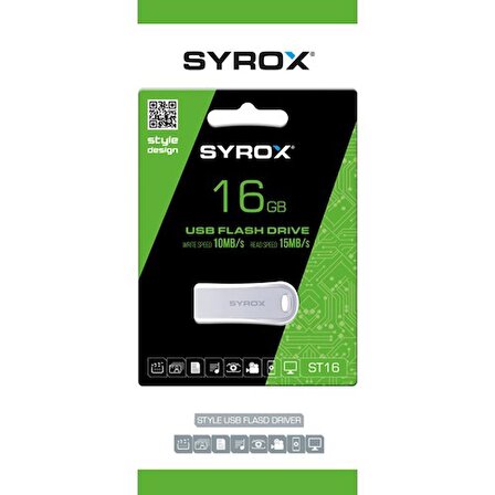 Syrox ST16 Style Design 16GB USB Bellek - USB Flash Drive