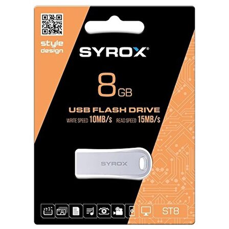 Syrox 8 GB Style Desing USB Bellek Flash Bellek 