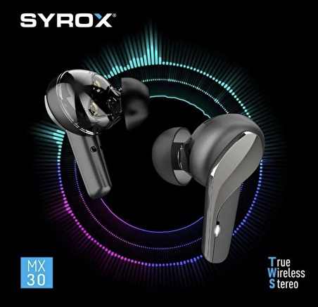 Syrox MX30 TWS Bluetooth Kulaklık BT 5.3