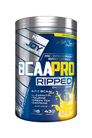 Bigjoy Sports Bcaapro Ripped 432 Gr 36 Servis Bcaa Limon Aromalı