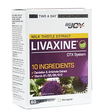 Suda Vitamin Livaxine 60 Bitkisel Kapsül