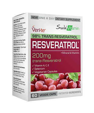 Suda Resveratrol 200 Mg 60 Kapsül