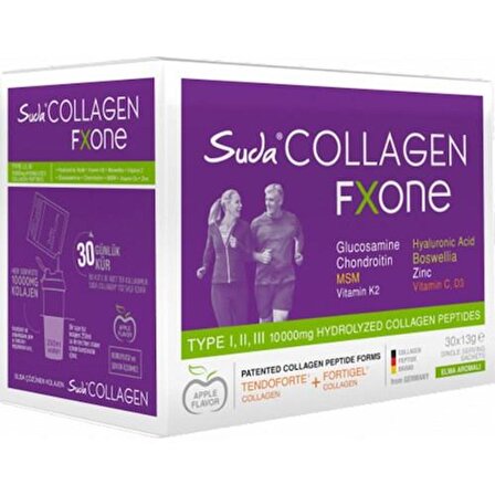 Suda Collagen Fxone Apple 30 x 13g Saşe