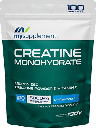 Mysupplement Doypack Creatine Monohydrate Aromasız 506g