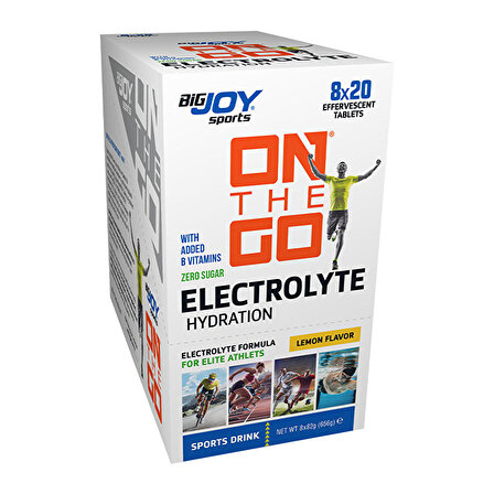 On The Go Electrolyte Hydration 20 Tablet x 8 Adet - LİMON