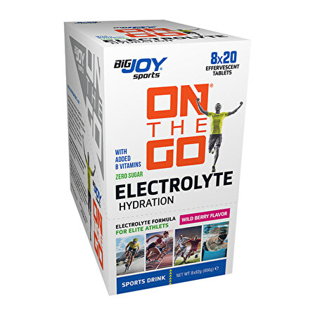On The Go Electrolyte Hydration 20 Tablet x 8 Adet - LİMON