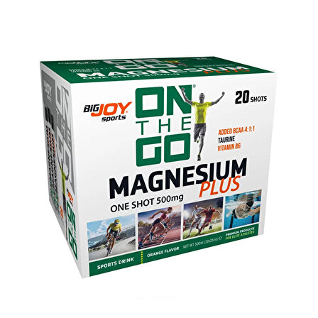 On The Go Magnesium Plus 25 mL x 20 Ampul - PORTAKAL