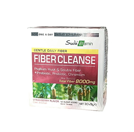 Suda Vitamin Fiber Cleanse 9 gr 20'li