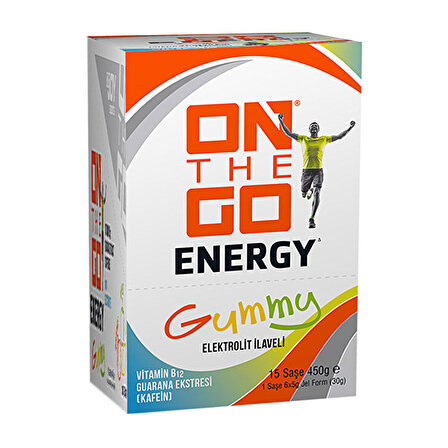 On The Go Energy Gummy 30 Gr 15 Adet - KARIŞIK MEYVE