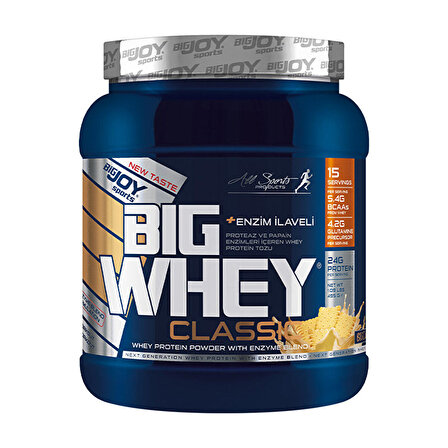 Big Joy Big Whey Classic Whey Protein 495 Gr - VANİLYA HİNDİSTAN CEVİZİ