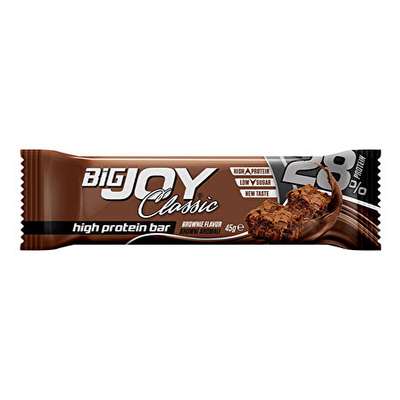 Big Joy Classic High Protein Bar 45 Gr 1 Adet - BROWNİE