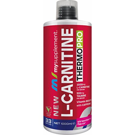 My Supplement Thermo Pro L-Carnitine Çilek (2000mg) 1000ml 