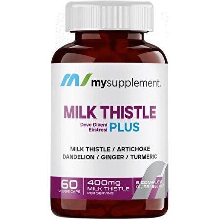 My Supplement Milk Thıstle Plus 60 Bitkisel Kapsül