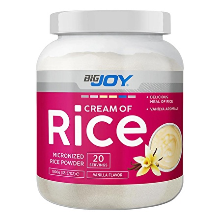 Big Joy Cream Of Rice 1000 Gr - VANİLYA