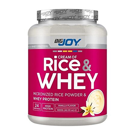 Big Joy Cream of Rice and Whey 1200 Gr - VANİLYA